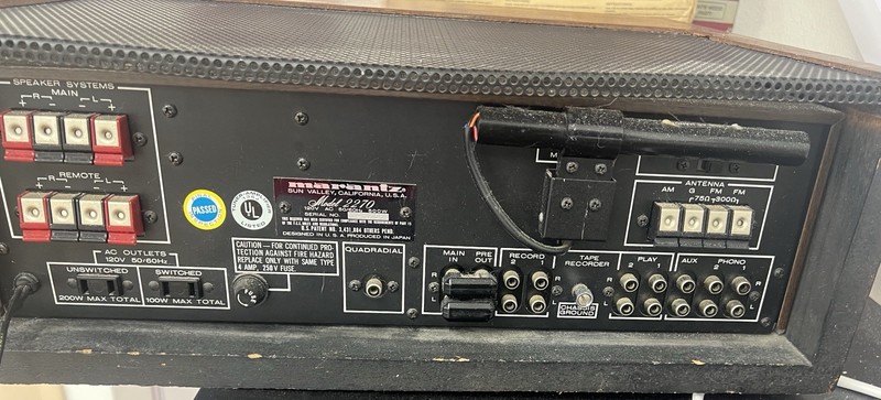 MARANTZ 2270 Vintage Receiver RECENT FULL SERVICE WITH WALNUT CASE gallery
