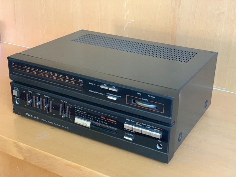 TECHNICS SA-X20 VINTAGE FM/AM STEREO RECEIVER w/PHONO~FULL WORKING CONDITION gallery