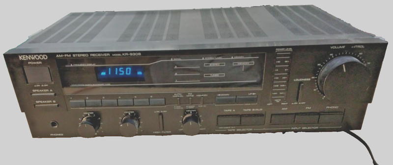 Kenwood AM-FM Stereo Receiver KR-930B