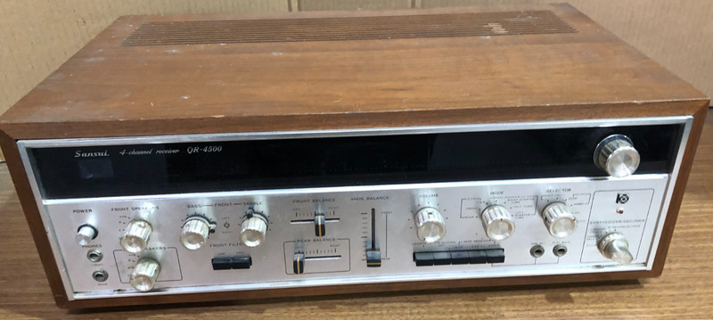 Vintage Sansui QR-4500 4-Channel Receiver – Untested