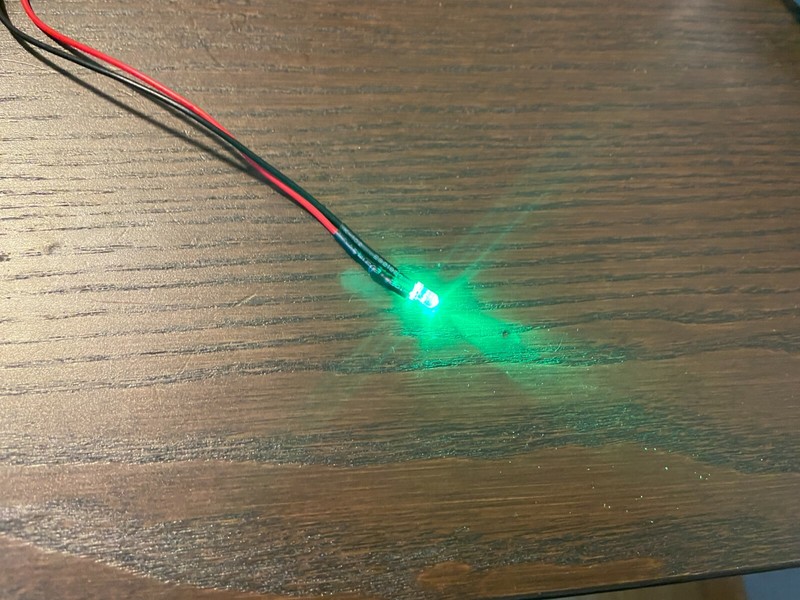 1 New GREEN Wired 5mm LED Light Marantz Sansui Pioneer Receiver 6v-12v AC/DC 8v gallery