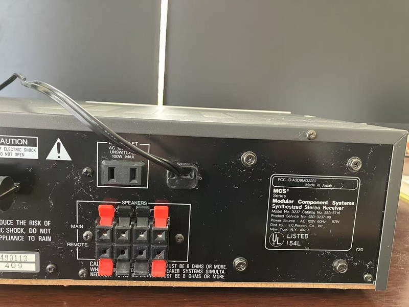 MCS 3237 Stereo Receiver, made in Japan, great gallery