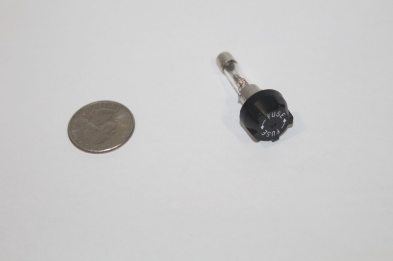 OEM Fuse Holder & 313 3AG 3A - Vintage Grommes Precision Receiver Amp 512 Part gallery