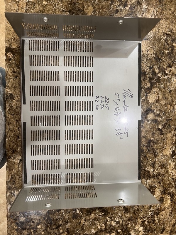 Marantz 2215 2230 2245 2270 Stereo Receiver Metal Cabinet Cover gallery