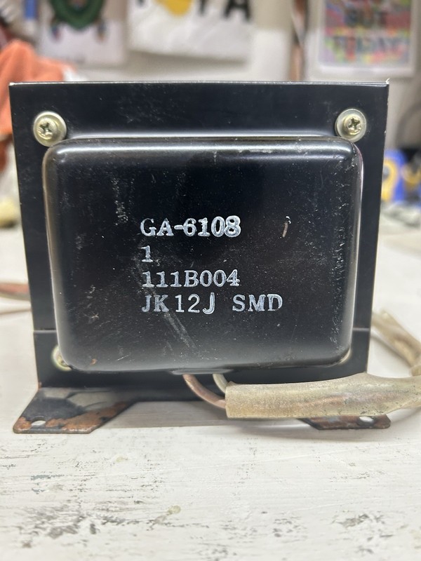 YAMAHA NATURAL SOUND RECEIVER CR2020 MAIN POWER SUPPLY/TRANSFORMER PART# GA61082