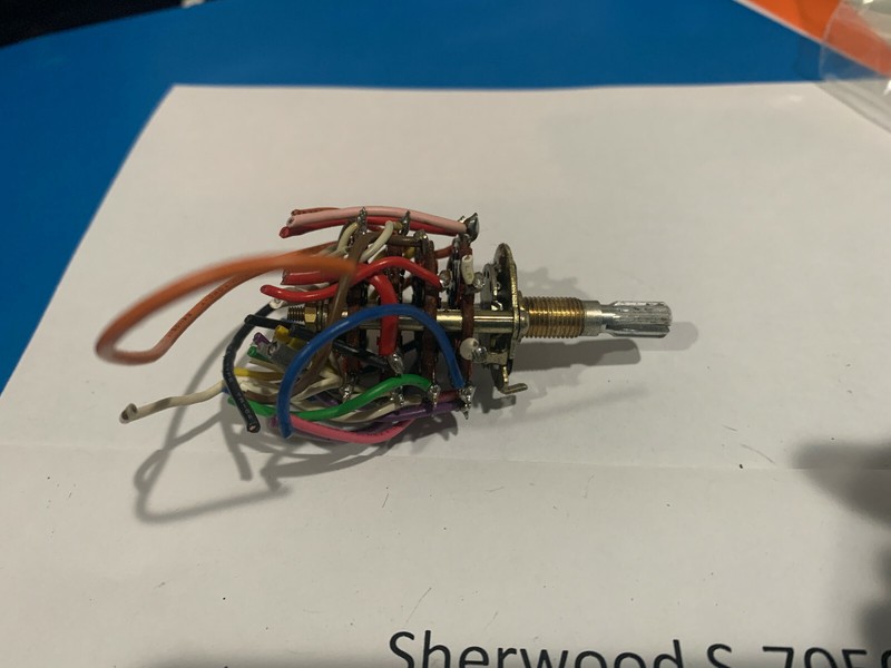 Sherwood S-7050 Vintage Stereo Receiver Parting Out Selector Switch