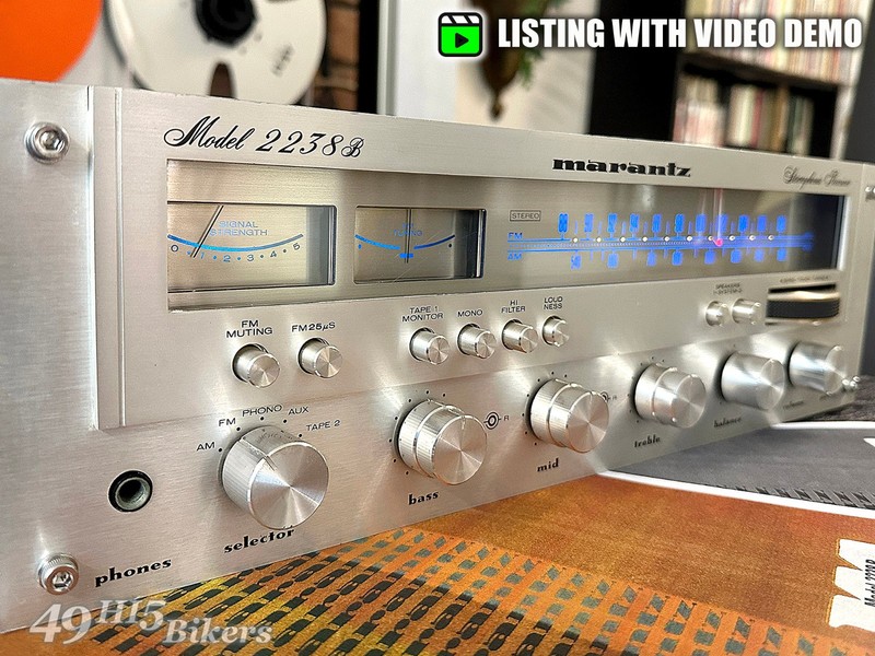 Marantz 2238B Receiver Audiophile Stereo AF/FM Fully Tested + 30-Day $ Guarantee