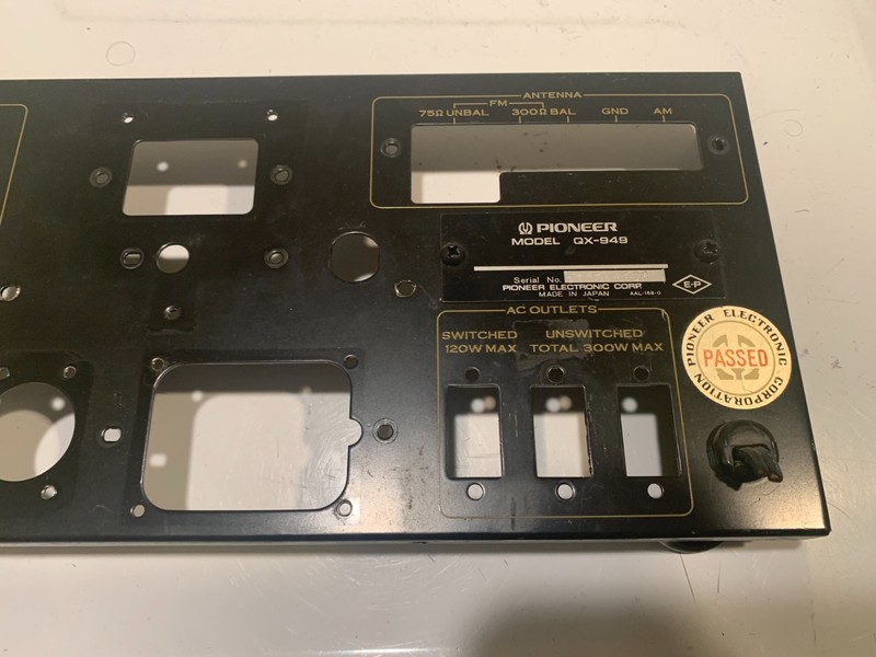 Pioneer QX-949 Stereo / Quad Receiver Parting Out Rear Panel gallery