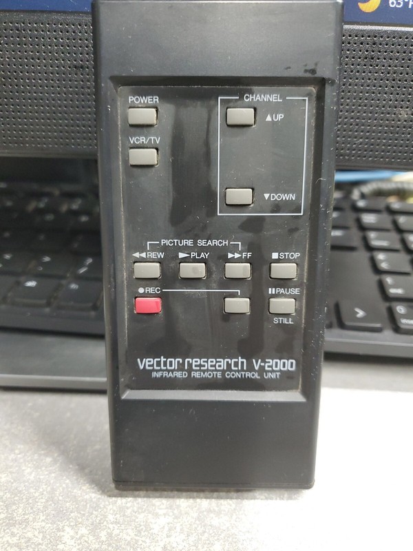 Vintage Vector Research V-2000 Infrared Remote Control Unit Japan FAST SHIPPING