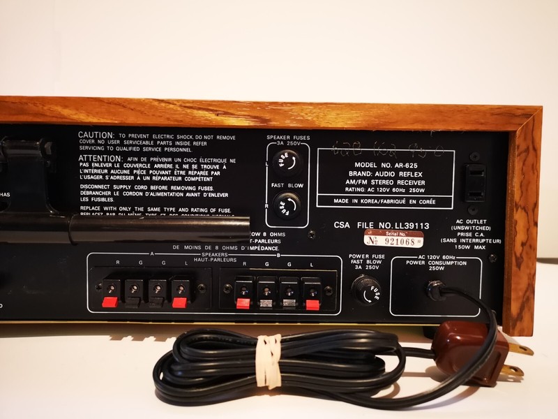 Audio Reflex Model: AR-625 Receiver with Manual gallery