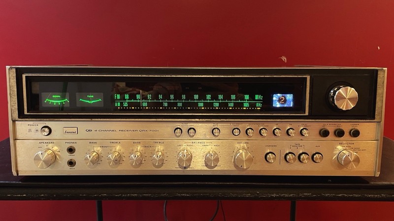 Vintage 1970s Sansui QRX-7001 ~ 4-Channel Receiver ~ 35W/CH at 8Ω (quadraphonic)