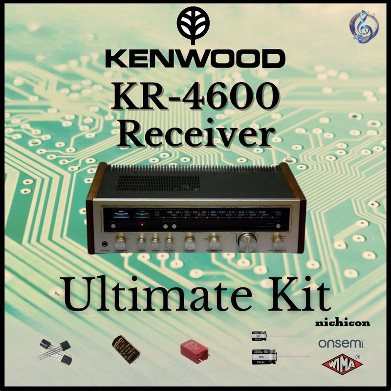 Kenwood KR-4600 Receiver Ultimate Upgrade Kit Genuine Parts Restoration
