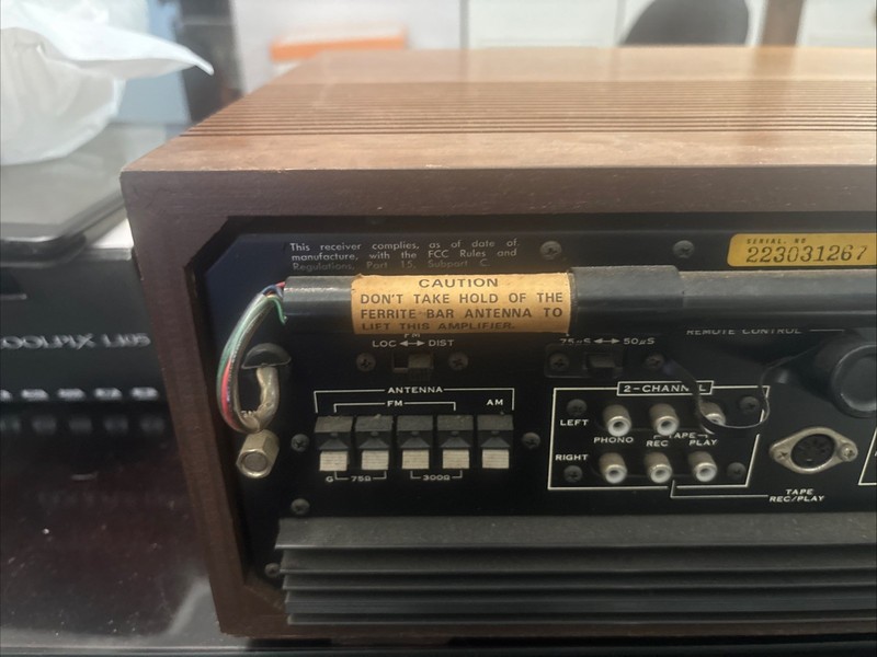Vintage Sansui QRX-3500 4 Channel Stereo Receiver - Tested Working gallery