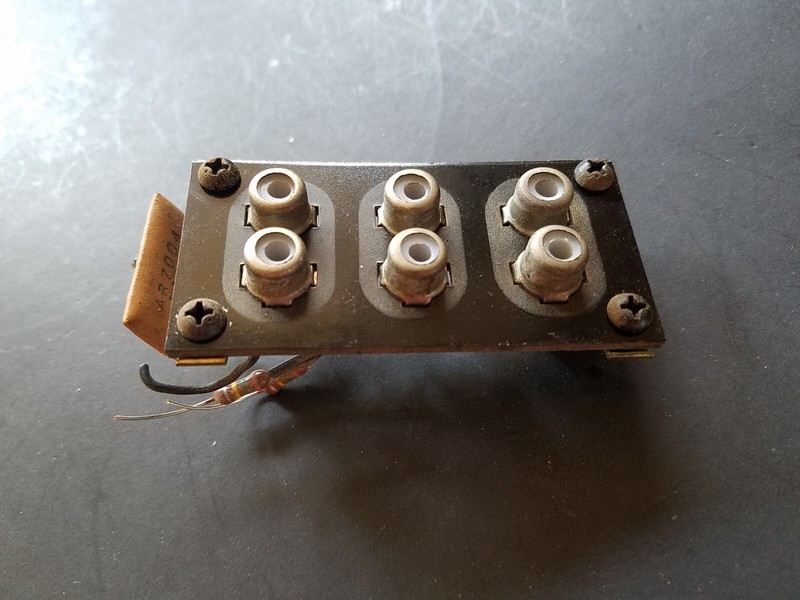 RCA Jack Aux/Tape Terminals For a Pioneer SX-1500TD Receiver gallery