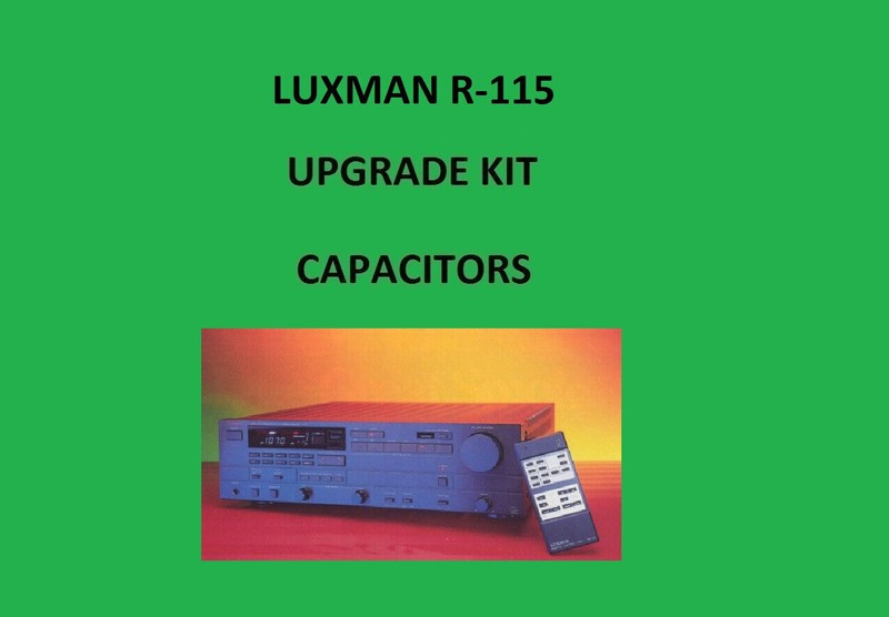 Stereo Receiver LUXMAN R-115 Repair KIT - all capacitors