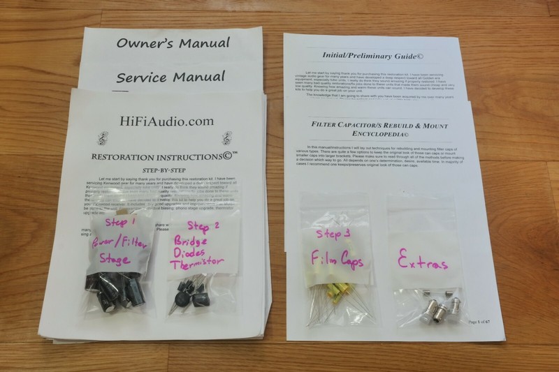 Scott 380 receiver tuner restoration repair service rebuild kit fix capacitor gallery