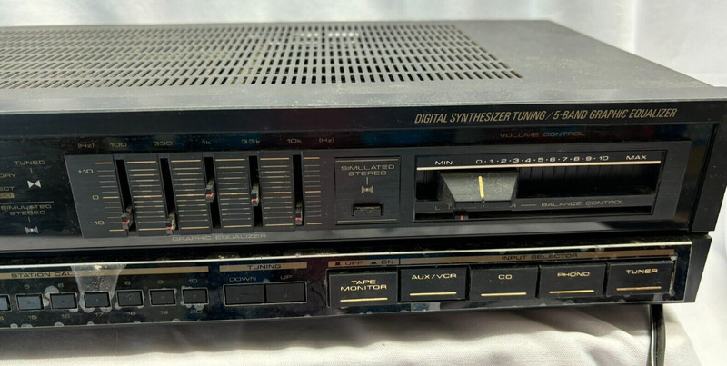 Pioneer SX-1600 Stereo Receiver Digital Synthesizer Tuning/5 Band Graphic EQ gallery