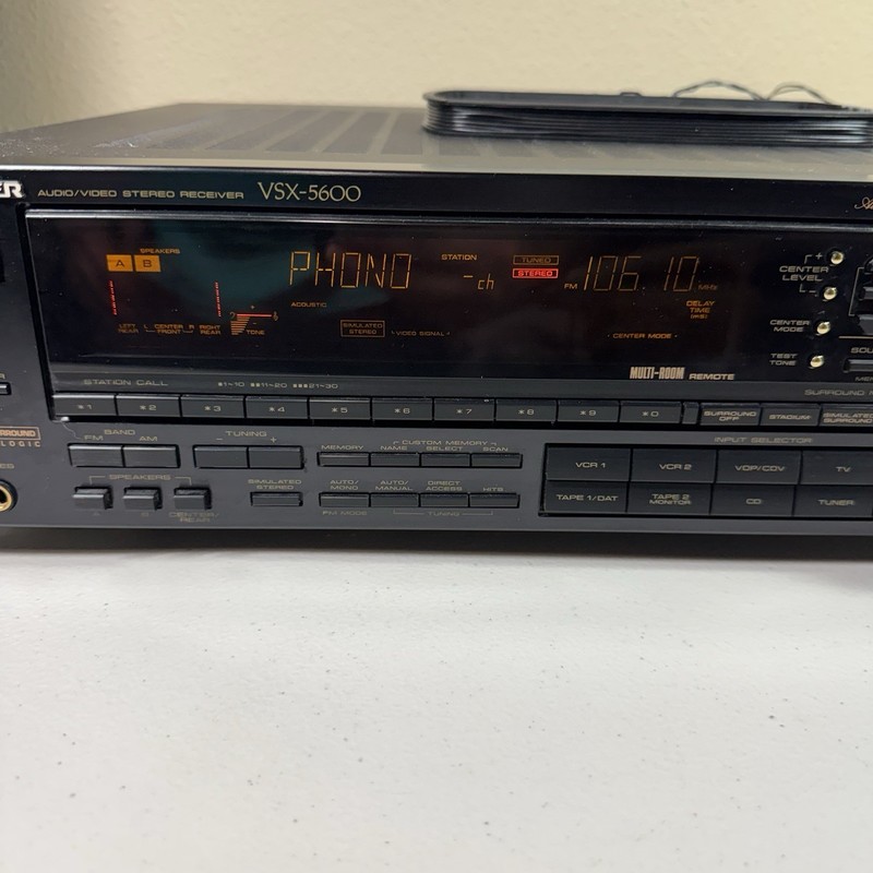 Pioneer VSX-5600 Dolby Surround Stereo Receiver With Remote Tested And Working gallery