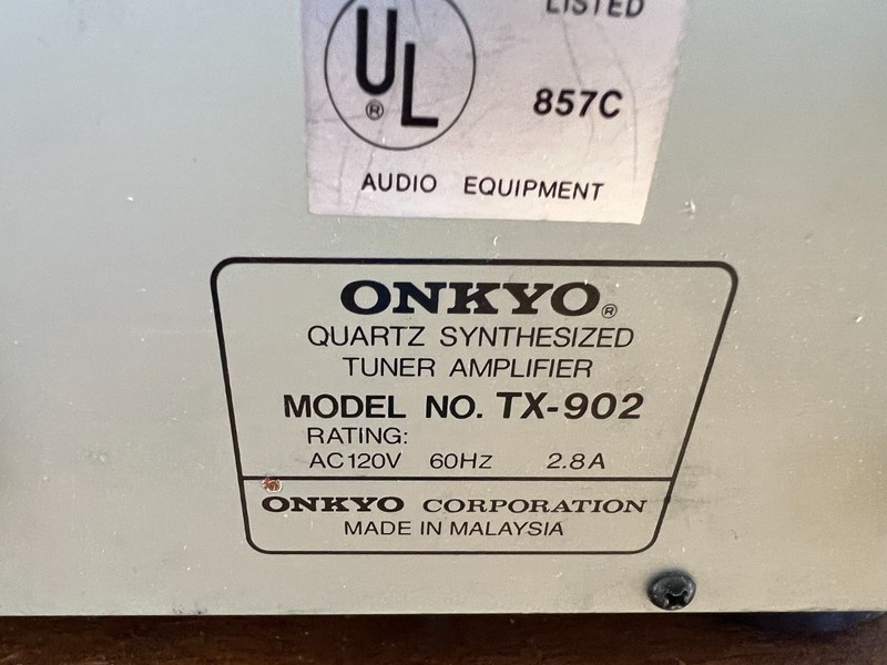 Vintage Onkyo TX-902 Stereo Receiver gallery