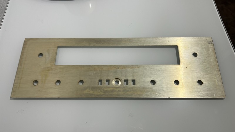 Vintage Fisher 500C Stereo Tube Receiver Faceplate - Original gallery