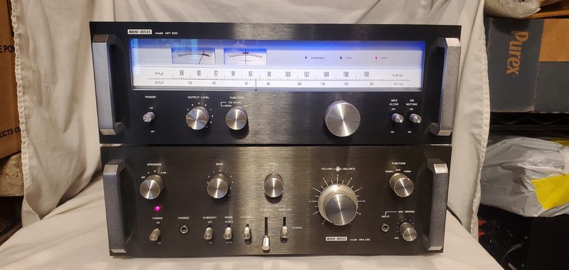 Vintage Audio Reflex Amplifier ARA-335 w/matching Tuner ART-600, TESTED WORKS