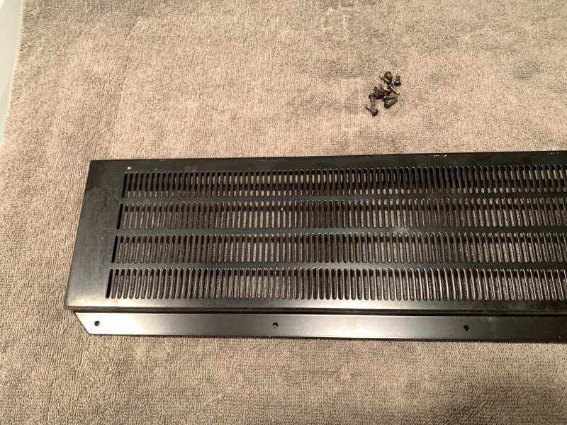 Pioneer QX-747 Quad Receiver Parting Out Cabinet Grill + Screws