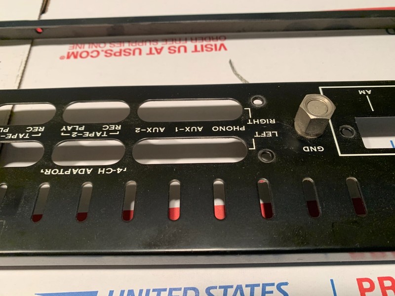 Sansui 771 Stereo Receiver Parting Out Rear Panel Nice Look! gallery