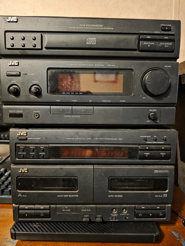 JVC CA-MX44BK Stereo For Parts Only