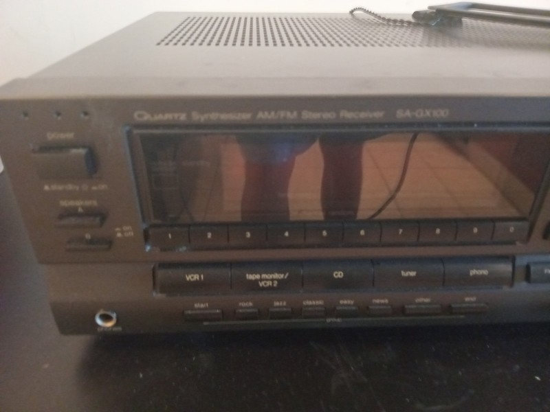 Technics SA-GX100 AM-FM Stereo Receiver Working! No Remote Or Power Cord gallery