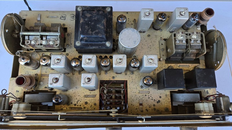 Trio AF-270 AM/FM Stereo Tuner Vintage Vacuum Tube Radio For Parts OR Repair gallery