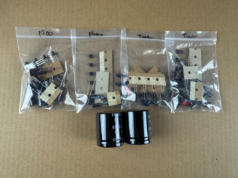 Marantz 2226B Complete Rebuild Kit High-Quality Receiver Recap Caps Transistors
