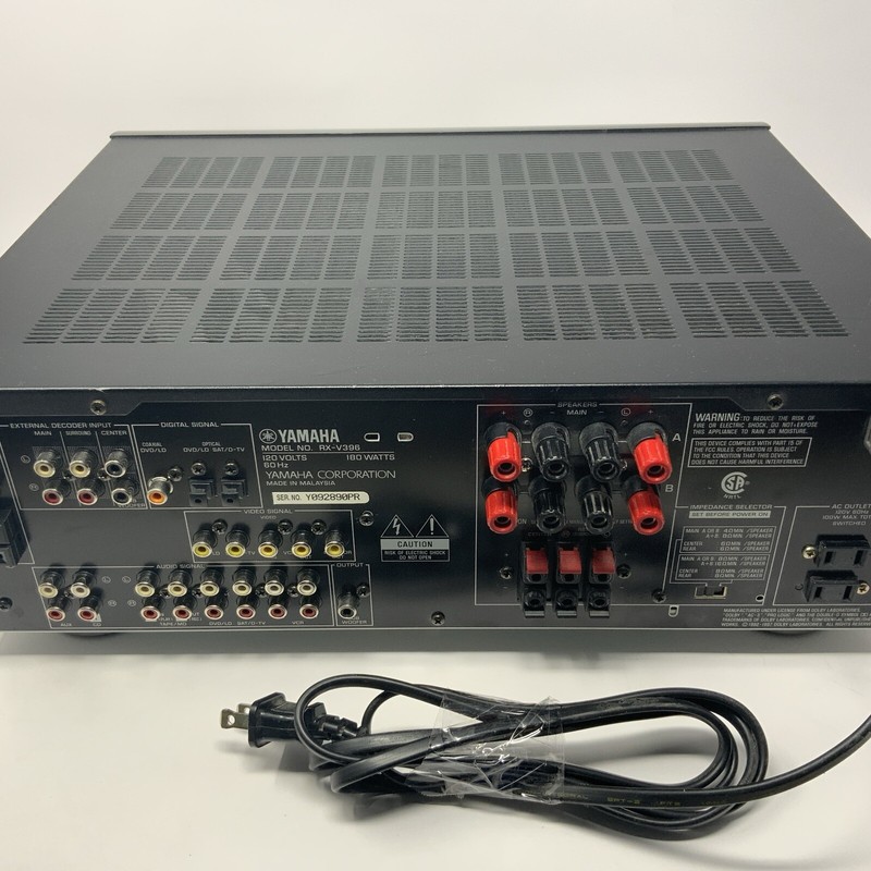 Yamaha RX-V496 Receiver 120 Volt 60 Hz 180 Watts Vintage Original Genuine OEM gallery