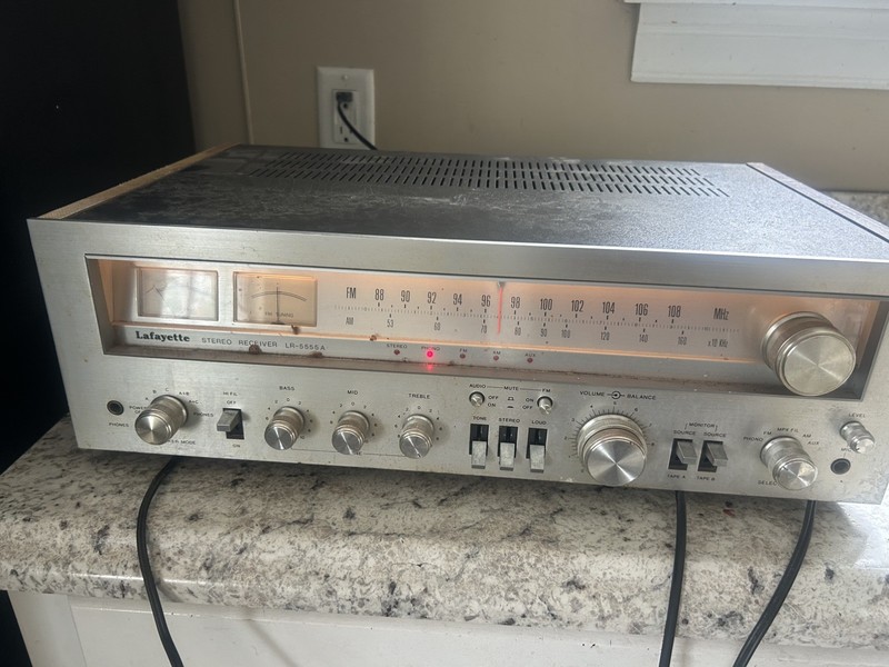 Lafayette LR-5555A Stereo Receiver - Tested/Working - see description