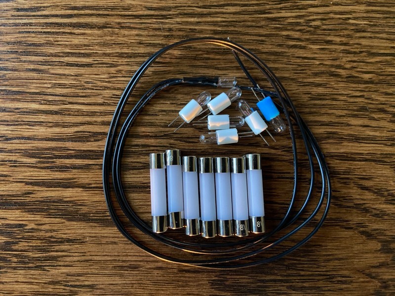 Marantz 115 115B 125 Light Replacement Kit 360° Cool Blue LEDs Tuner Lamp Bulbs
