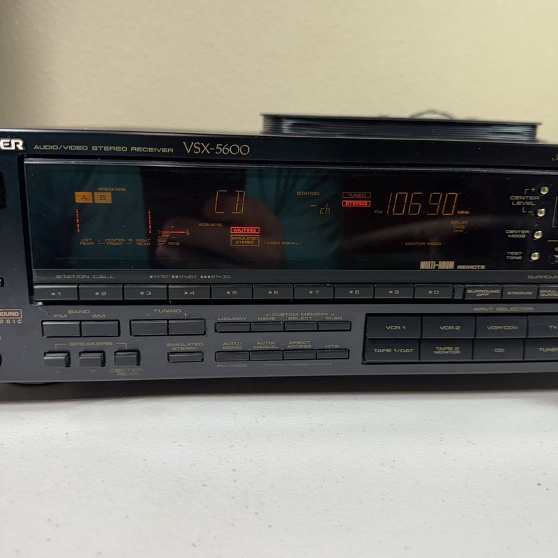 Pioneer VSX-5600 Dolby Surround Stereo Receiver With Remote Tested And Working gallery