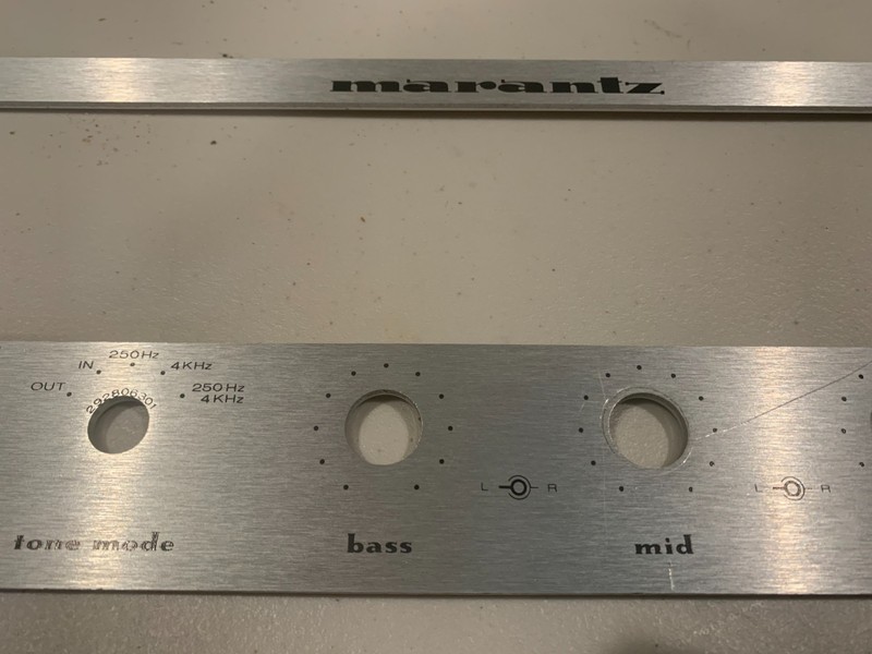 Marantz 2250 Stereo Receiver Faceplate with Scratch gallery