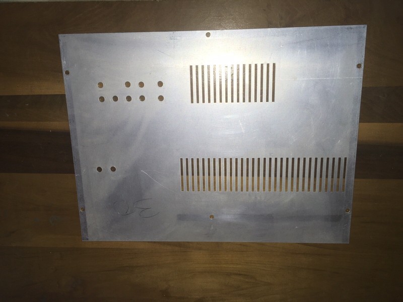 Rare Stand Alone Aluminum Bottom Panel for Heathkit AR-1302 Receiver!