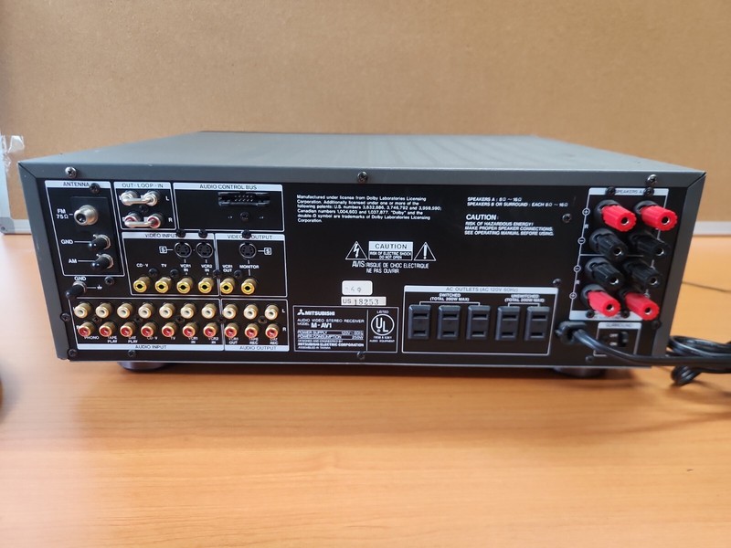 Mitsubishi M-AV1 Audio Video Stereo Receiver (FOR PARTS ONLY READ DESCRIPTION) gallery