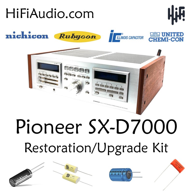 Pioneer SX-D7000 rebuild restoration recap service kit repair filter capacitor