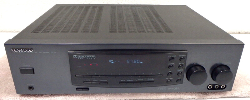 1997 KENWOOD 107VR Audio/Video AM/FM Receiver/Tuner/Amplifier Manual & Remote