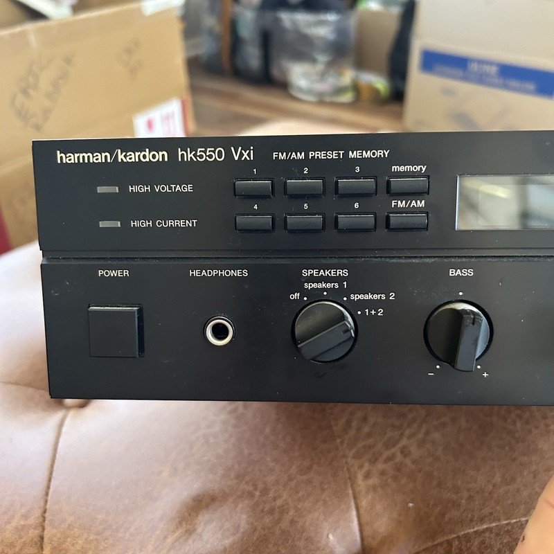Harman/Kardon hk550 Vxi Receiver – High Voltage High Current For Parts/Repair