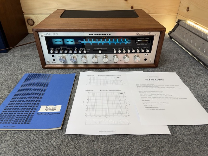 ⭐️ Marantz 2325 Stereophonic Receiver -Full PRO Restoration 3/26 Beautiful VIDEO