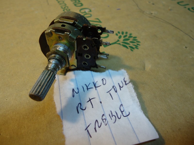 Nikko NR-1415 Stereo Receiver Parting Out Treble Potentiometer