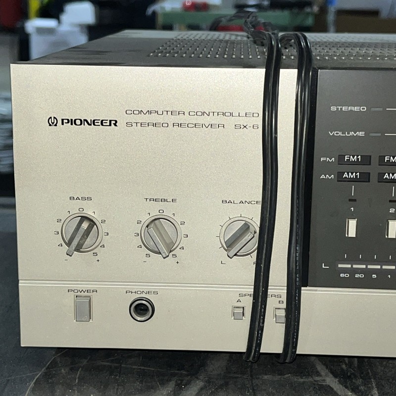 PIONEER COMPUTER CONTROLLED STEREO RECEIVER SX-6 gallery