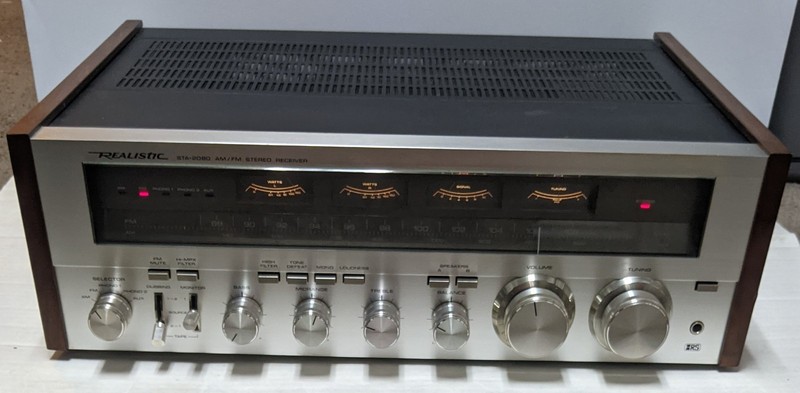 Realistic STA-2080 Stereo Receiver BEAUTIFUL For REPAIR Local Pickup Tyler Texas