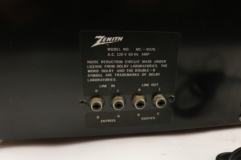 Zenith MC9070 Stereo Cassette Deck Vintage MADE IN JAPAN AS IS gallery